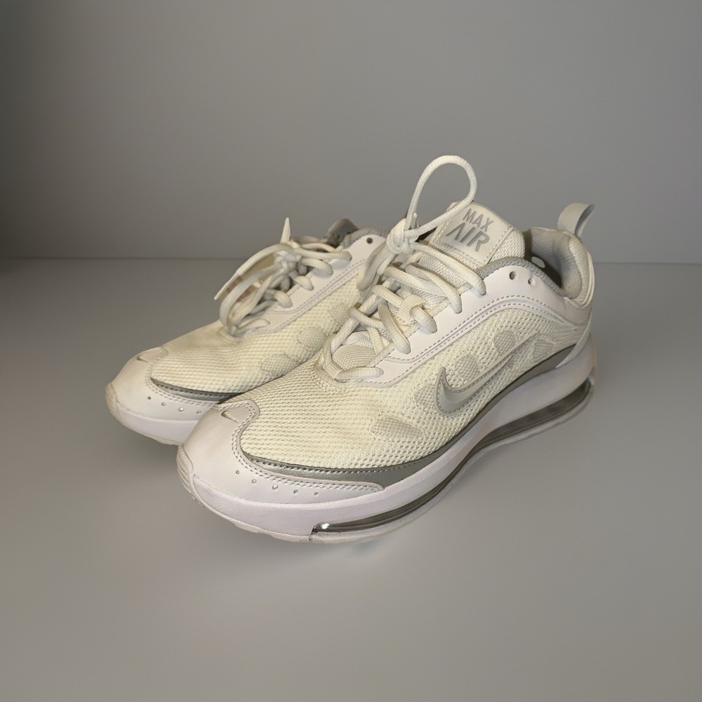 Nike Air Max AP Shoes Womens Size 9 White Pure Platinum Sneaker New CU4870-102